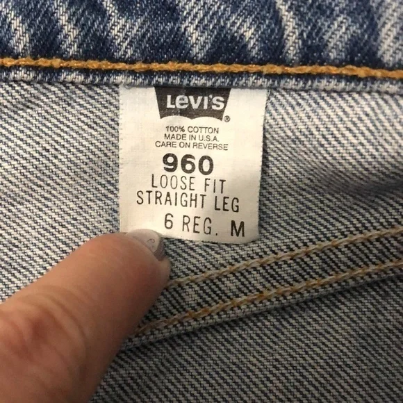 Vintage Orange Tab Levi’s size 6.  Made in USA - Picture 7 of 11